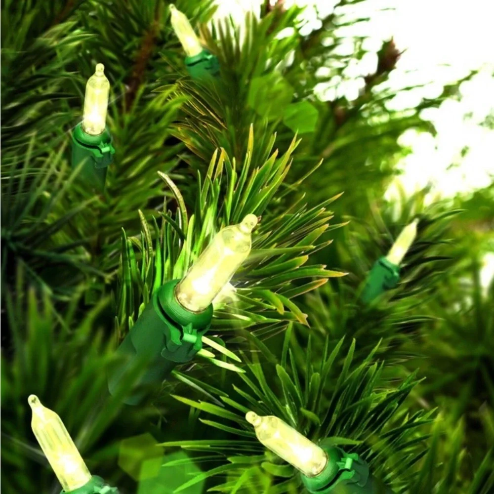 NWT 4 boxes LED mini Christmas string lights warm white 50 count holiday time
